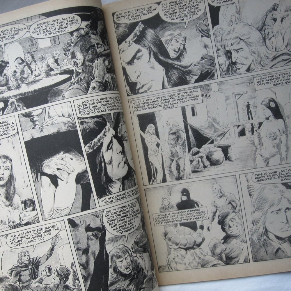 1982 The Savage Sword of Conan #84 - Marvel Comics Magazine - Picture 7 of 8